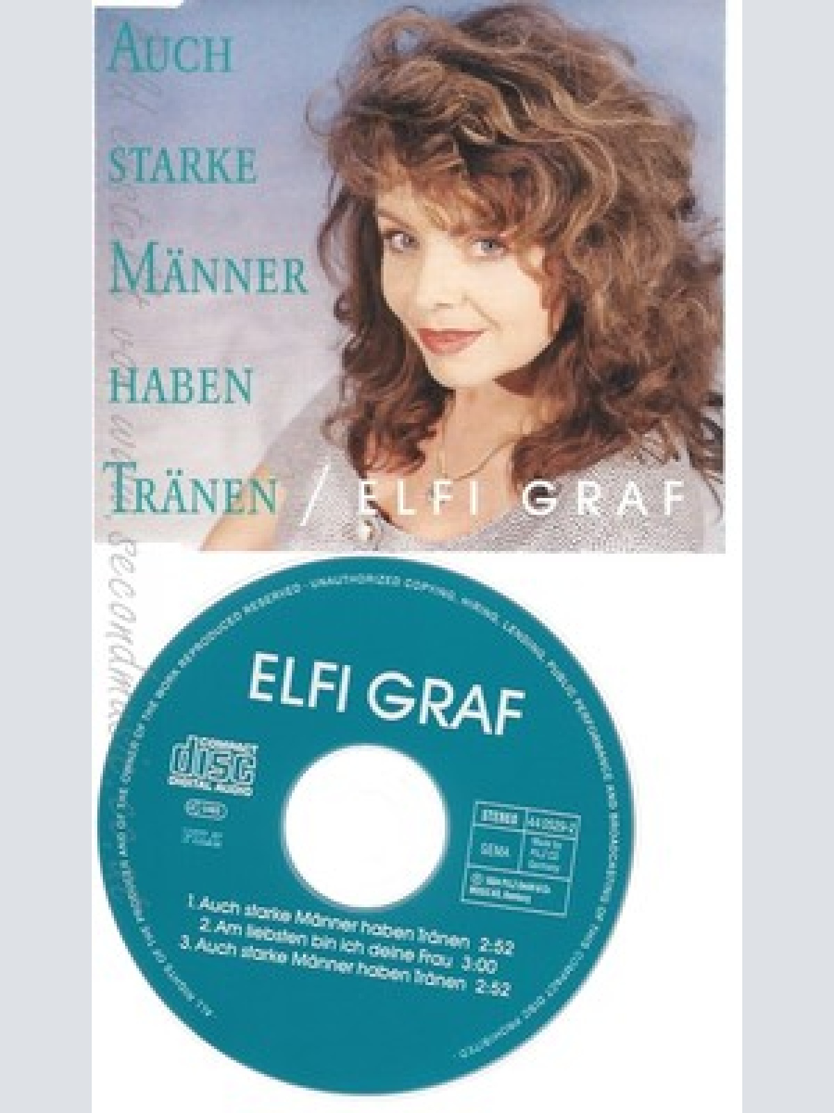 CD--ELFI GRAF -AUCH STARKE MAENNER HABEN TRAENEN ---INCL. KARAOKE-