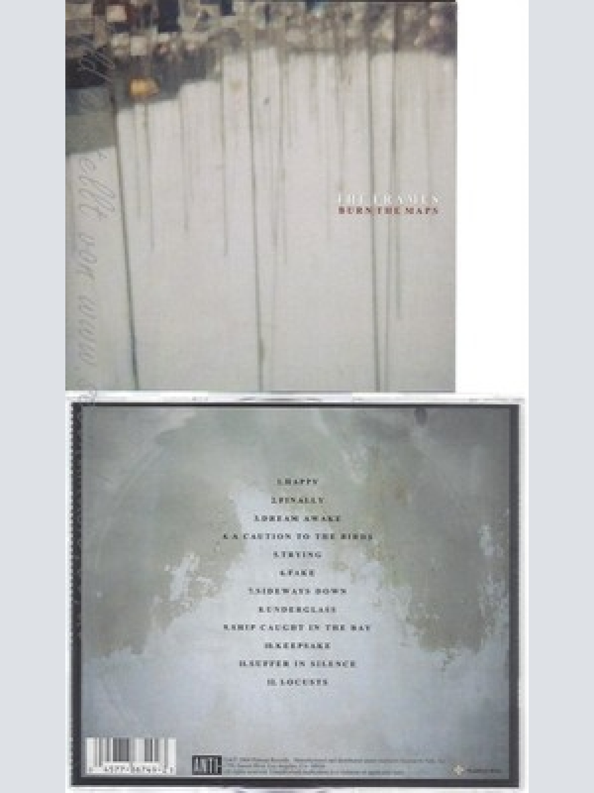 CD--THE FRAMES -- --- BURN THE MAPS