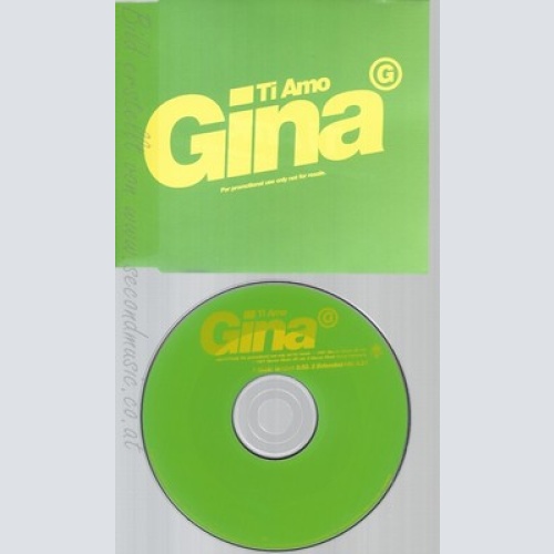 CD--GINA--TI AMO--PROMO
