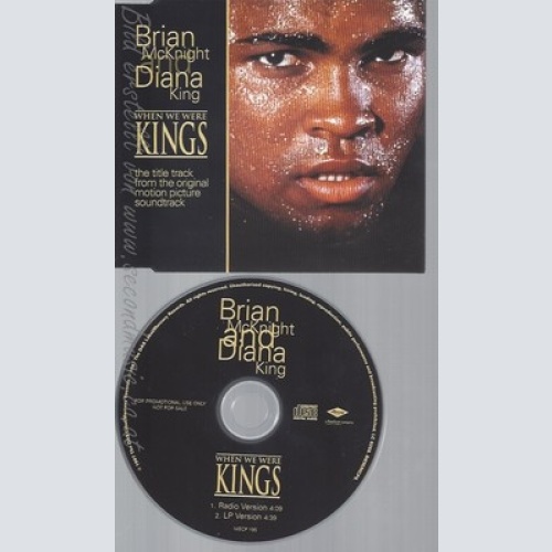 CD--BRIAN MCKNIGHT DIANA KING--WHEN WE WEREKINGS--PROMO