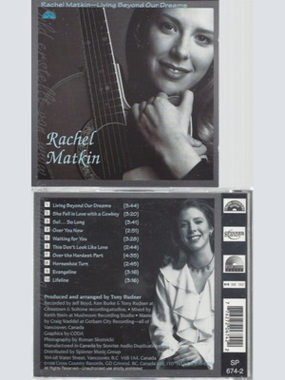 CD--MATKIN RACHEL -- --- LIVING BEYOND OUR DREAMS