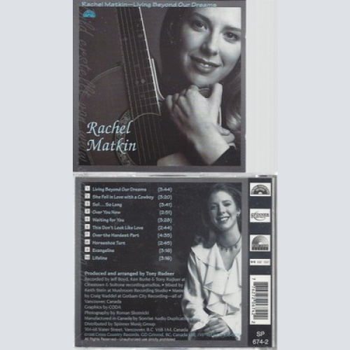 CD--MATKIN RACHEL -- --- LIVING BEYOND OUR DREAMS
