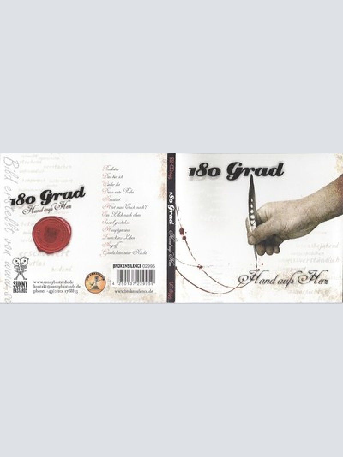 CD--180 GRAD -- -- HAND AUFS HERZ