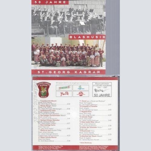 CD--50 JAHRE BLASMUSIK ST GEORG KAGRAN