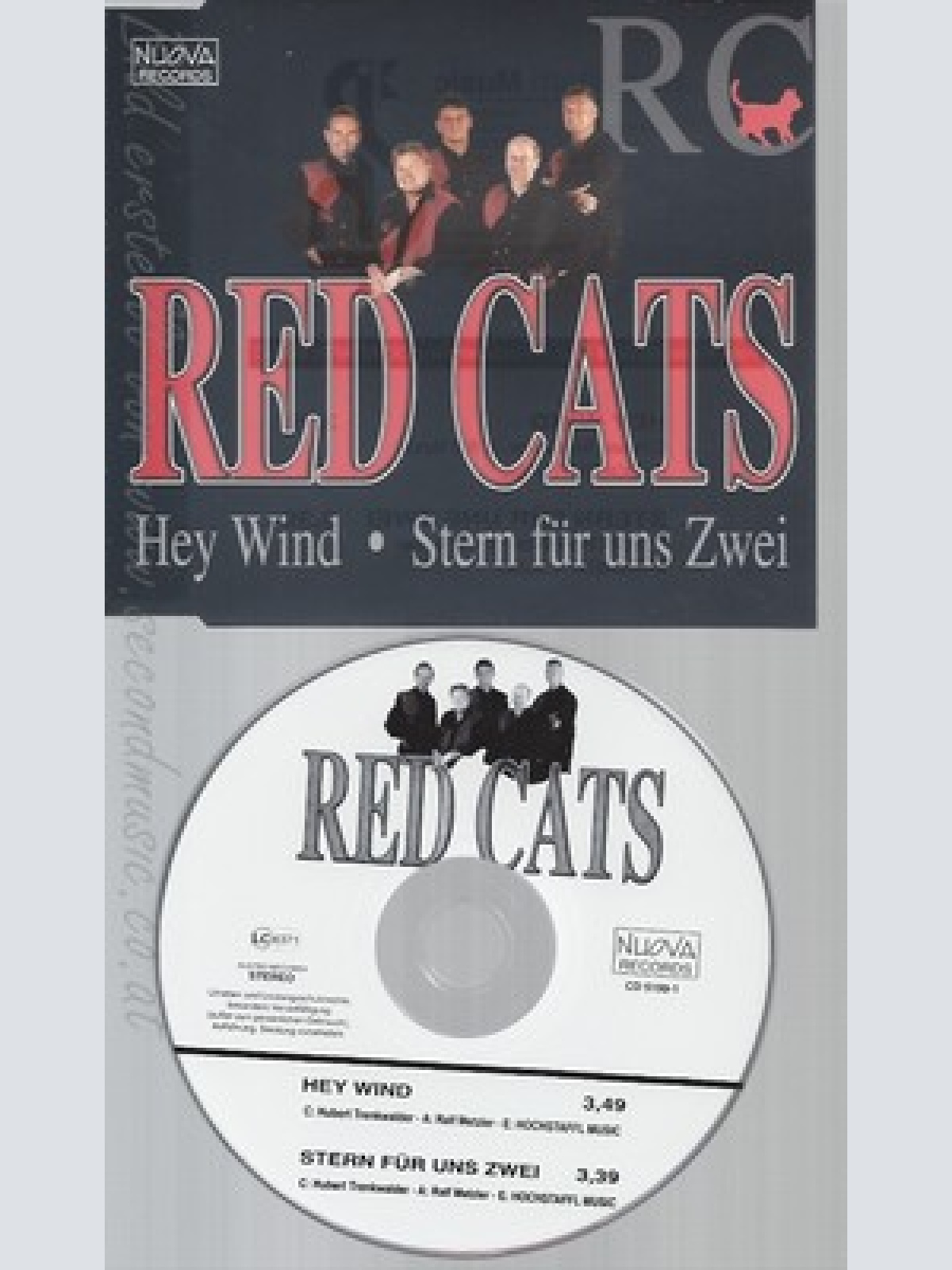 CD--RED CATS--HEY WIND