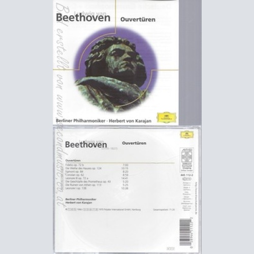 CD--HERBERT / KARAJAN, BP UND LUDWIG VAN BEETHOVEN -- -- -- ELOQUENCE --OUVERTÜR