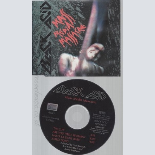 CD--BLACK ACID--MASS MEDIA MASSACRE