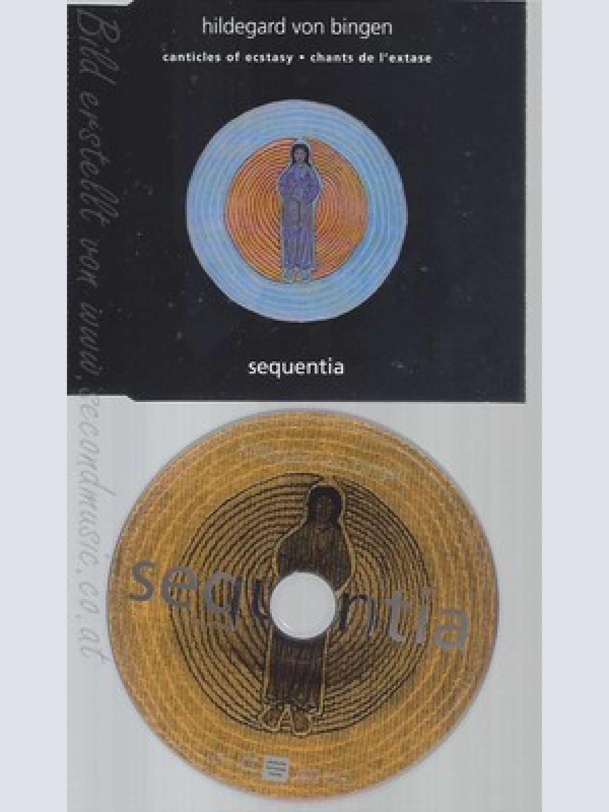 CD--HILDEGARD VON BINGEN--SANTICLES OF ECTASY--PROMO