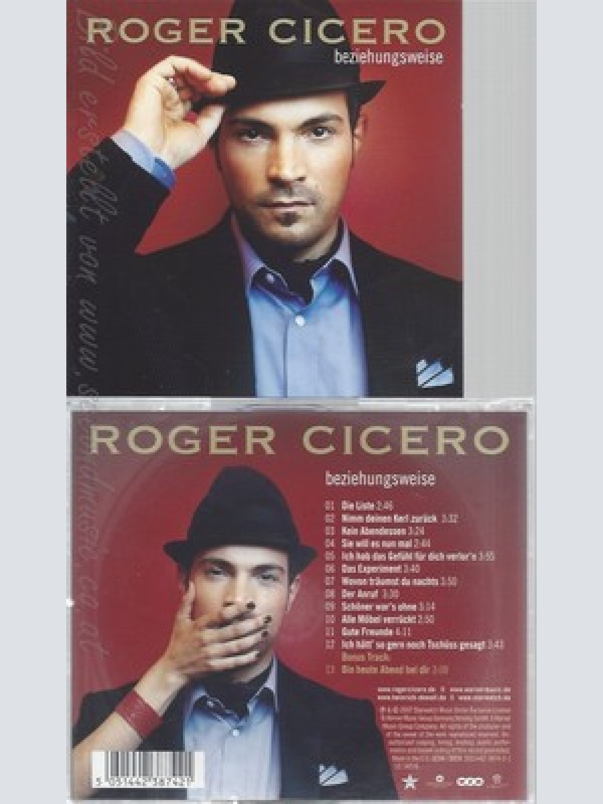 CD--ROGER CICERO -- -- BEZIEHUNGSWEISE