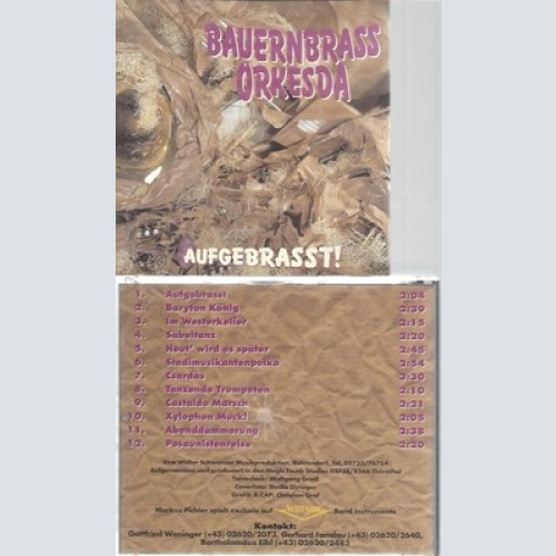 CD--BAUERNBRASS ORKESDA--AUFGEBRASST