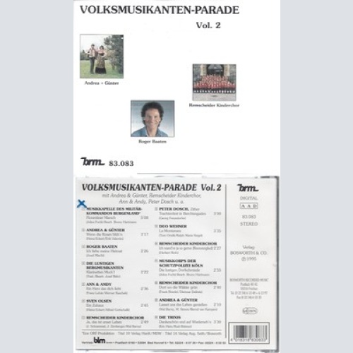 CD--VOLKSMUSIKANTEN PARADE VOL 2