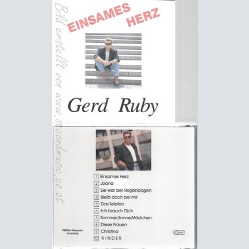 CD--GERD RUBY--EINSAMES HERZ
