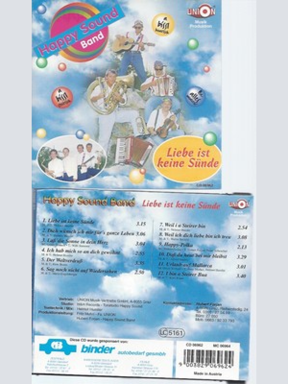 CD--HAPPY SOUND BAND--LIEBE IST KEINE SUENDE