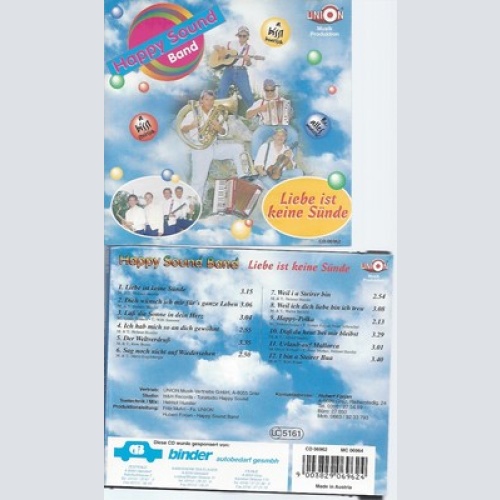 CD--HAPPY SOUND BAND--LIEBE IST KEINE SUENDE