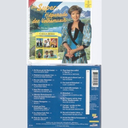 CD--DIE SUPER HITPARADE DER VOLKSMUSIK--CAROLINE REIBER