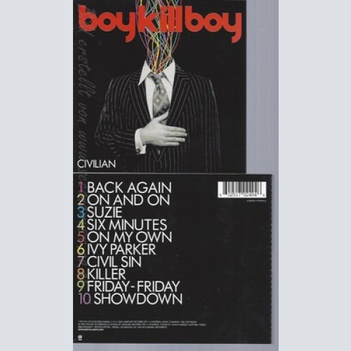 CD--BOY KILL BOY -- -- CIVILIAN
