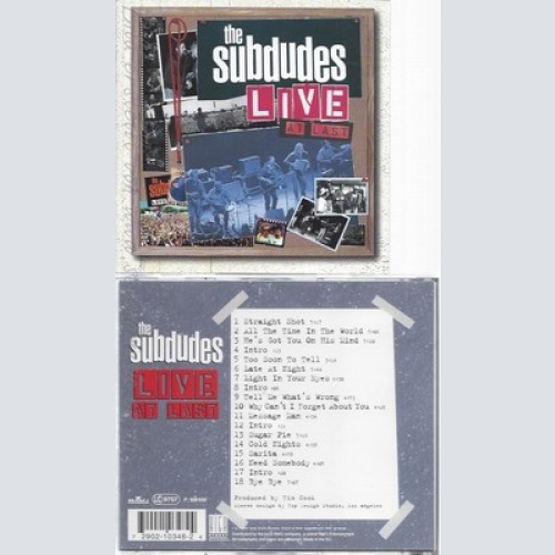 CD--THE SUBDUDES -- -- LIVE AT LAST