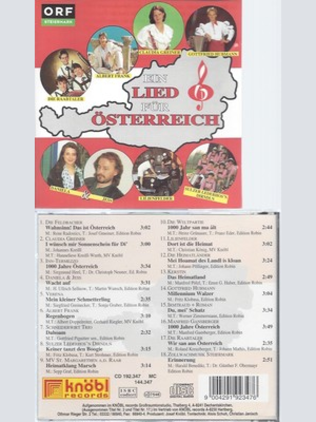 CD--EIN LIED FUER OESTERREICH