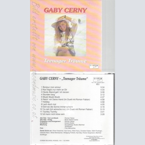 CD--GABY CERNY--TEENAGER TRÄUME