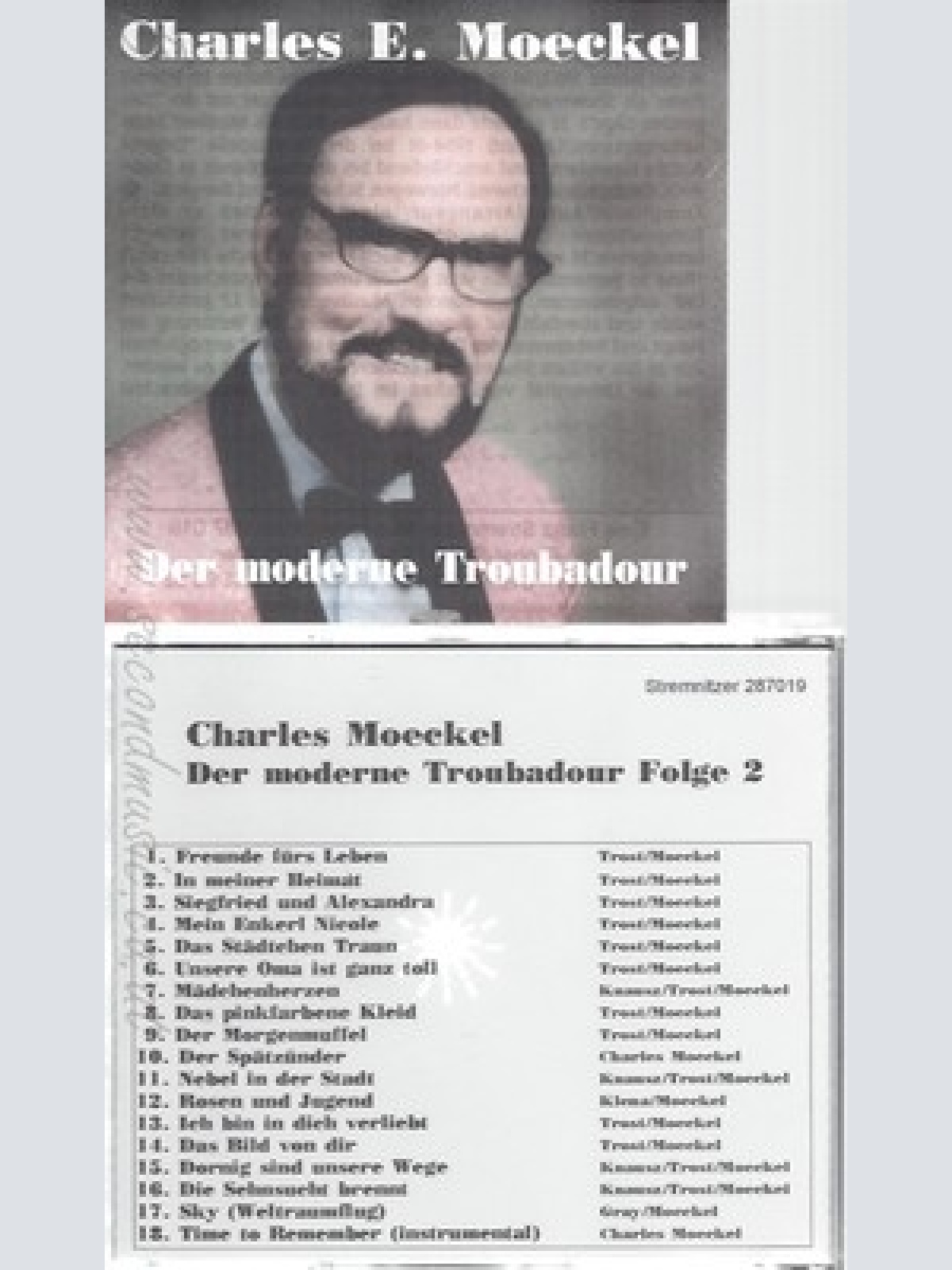 CD--CHARLES E MOECKEL--DER MODERNE TROUBADOUR