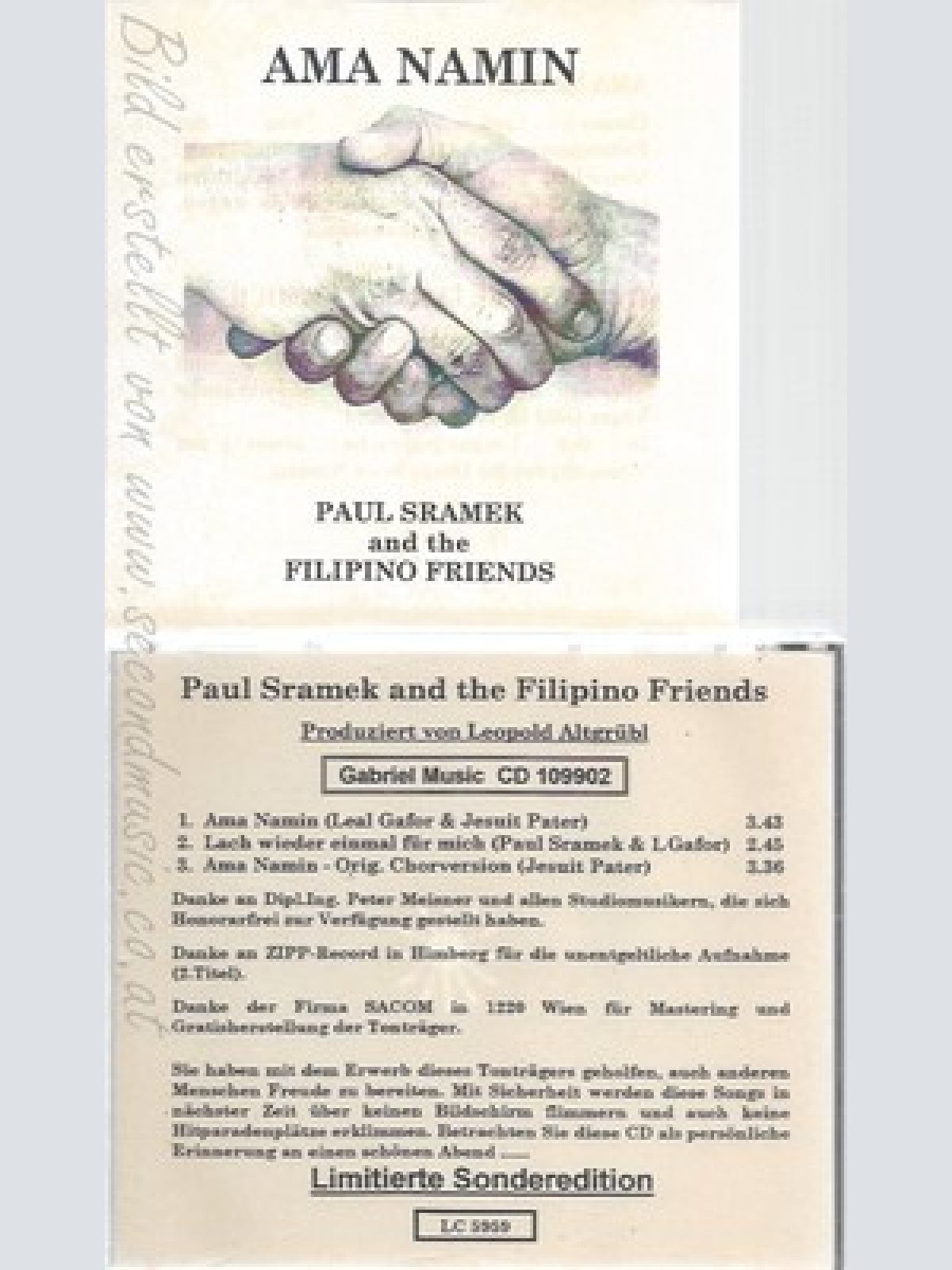 CD--AMA NAMIN--PAUL SRAMEK AND THE FILIPINO FRIENDS