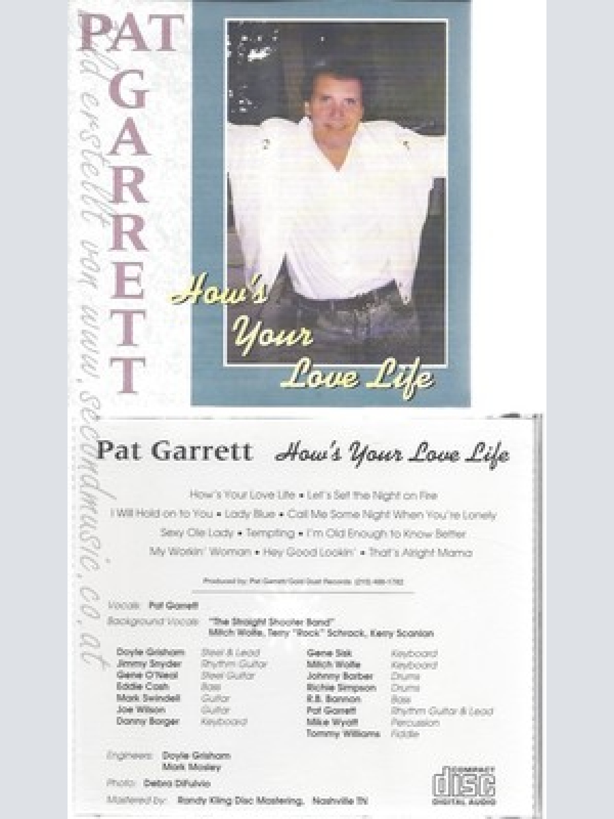 CD--PAT GARRETT--HOW'S YOUR LOVE LIFE
