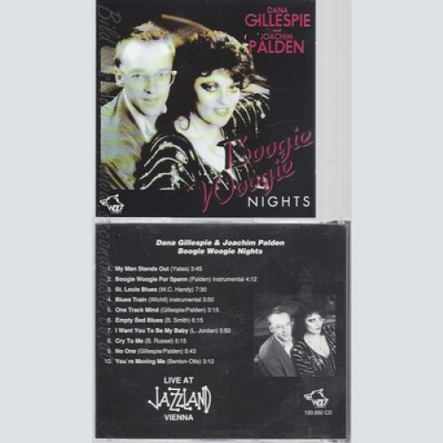 CD--DANA GILLESPIE AND JOACHIM PALDEN--BOOGIE WOOGIE NIGHTS