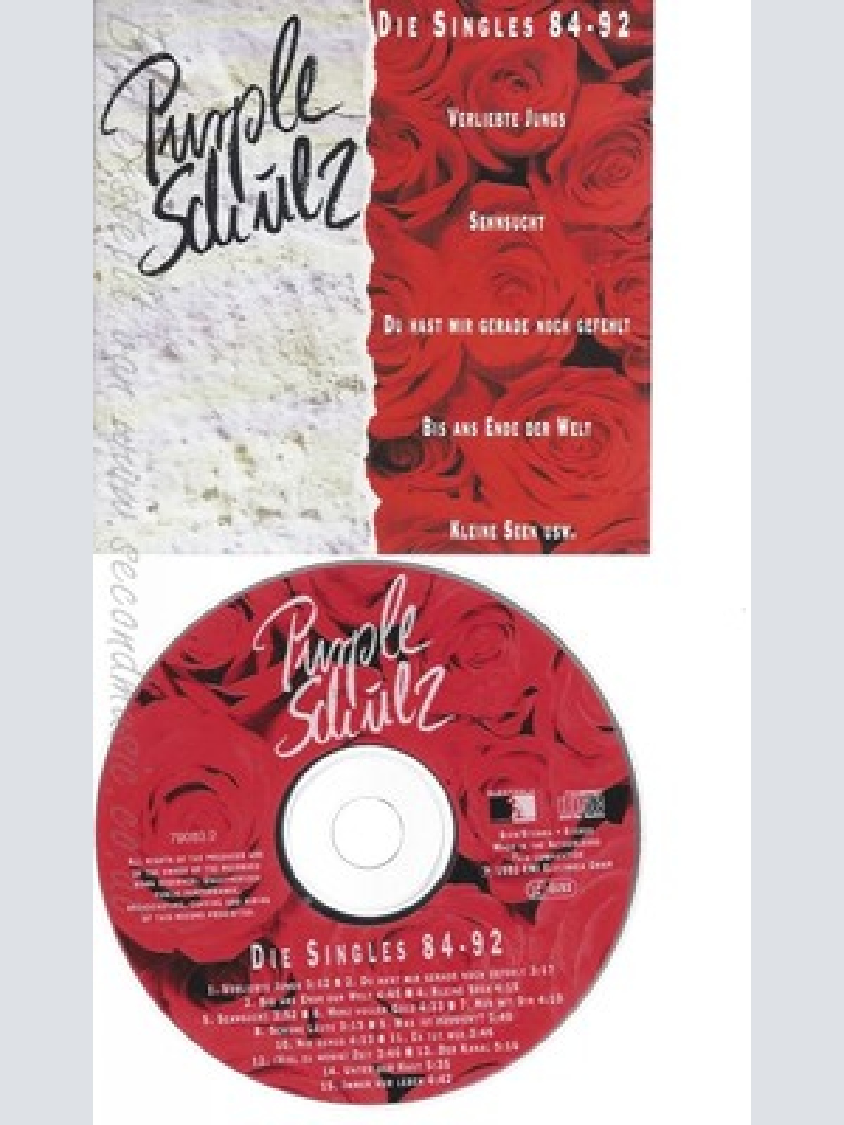 CD--PURPLE SCHULZ--DIE SINGLES--84-92