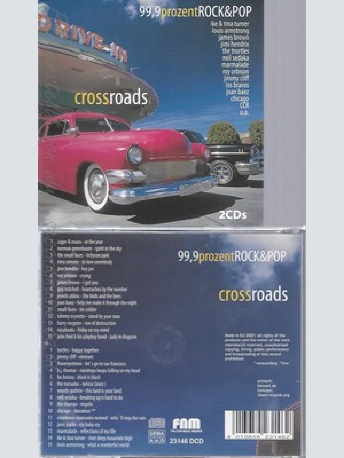 CD--VARIOUS -- --- 99,9 PROZENT ROCK&POP