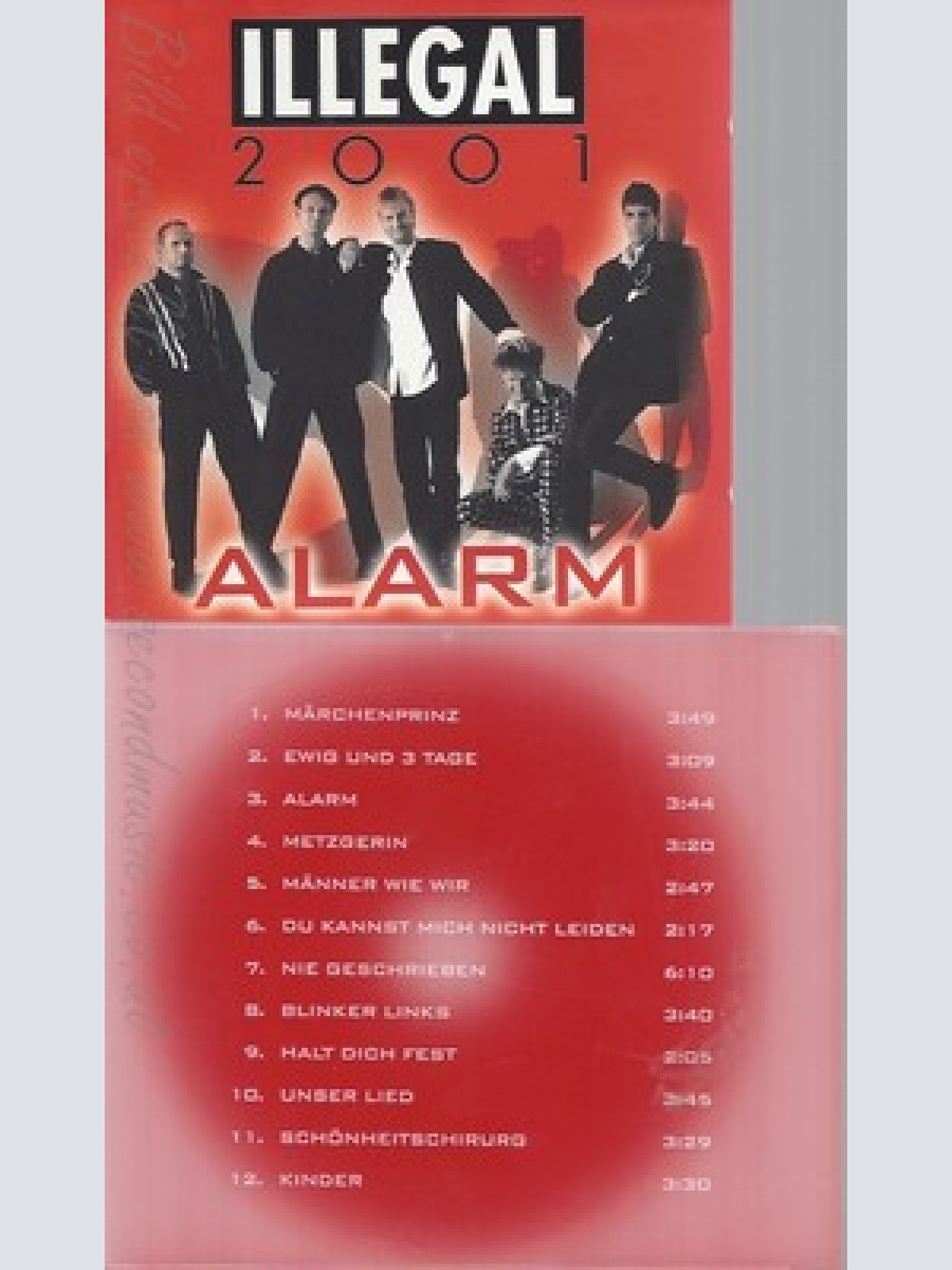 CD--ILLEGAL 2001--ALARM--