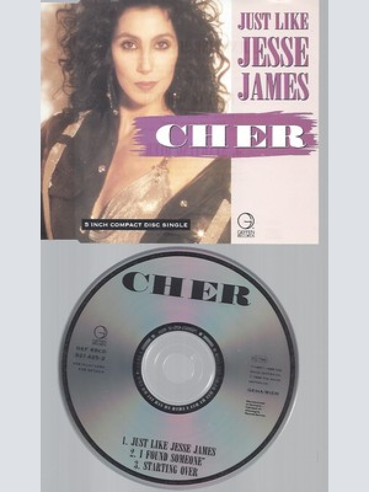 CD--CHER --- JUST LIKE JESSE JAMES