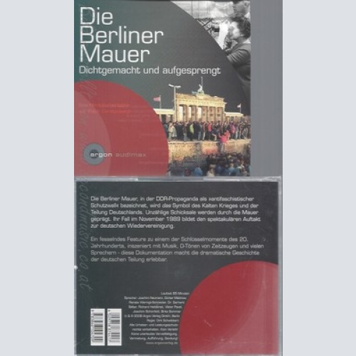 CD--RALPH GERSTENBERG -- --- DIE BERLINER MAUER: DICHTGEMACHT UND AUFGESPRENGT