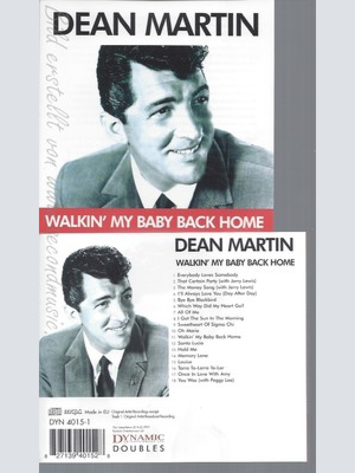 CD--DEAN MARTIN -- --- DYNAMIC DOUBLES