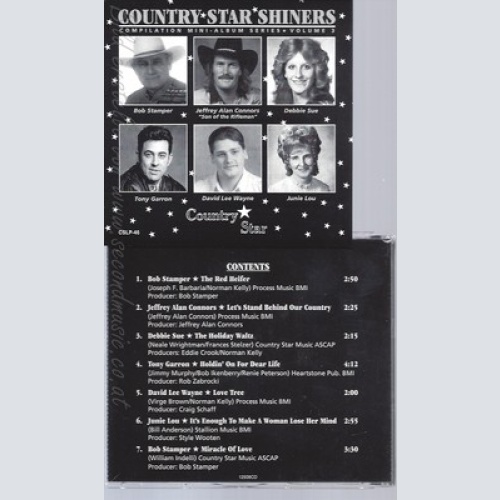 CD--COUNTRY STAR SHINERS--STAMPER-CONNORS-SUE-WAYNE-