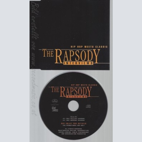 CD--THE RAPSODY--HIP HOP--INTERVIEWS--PROMO