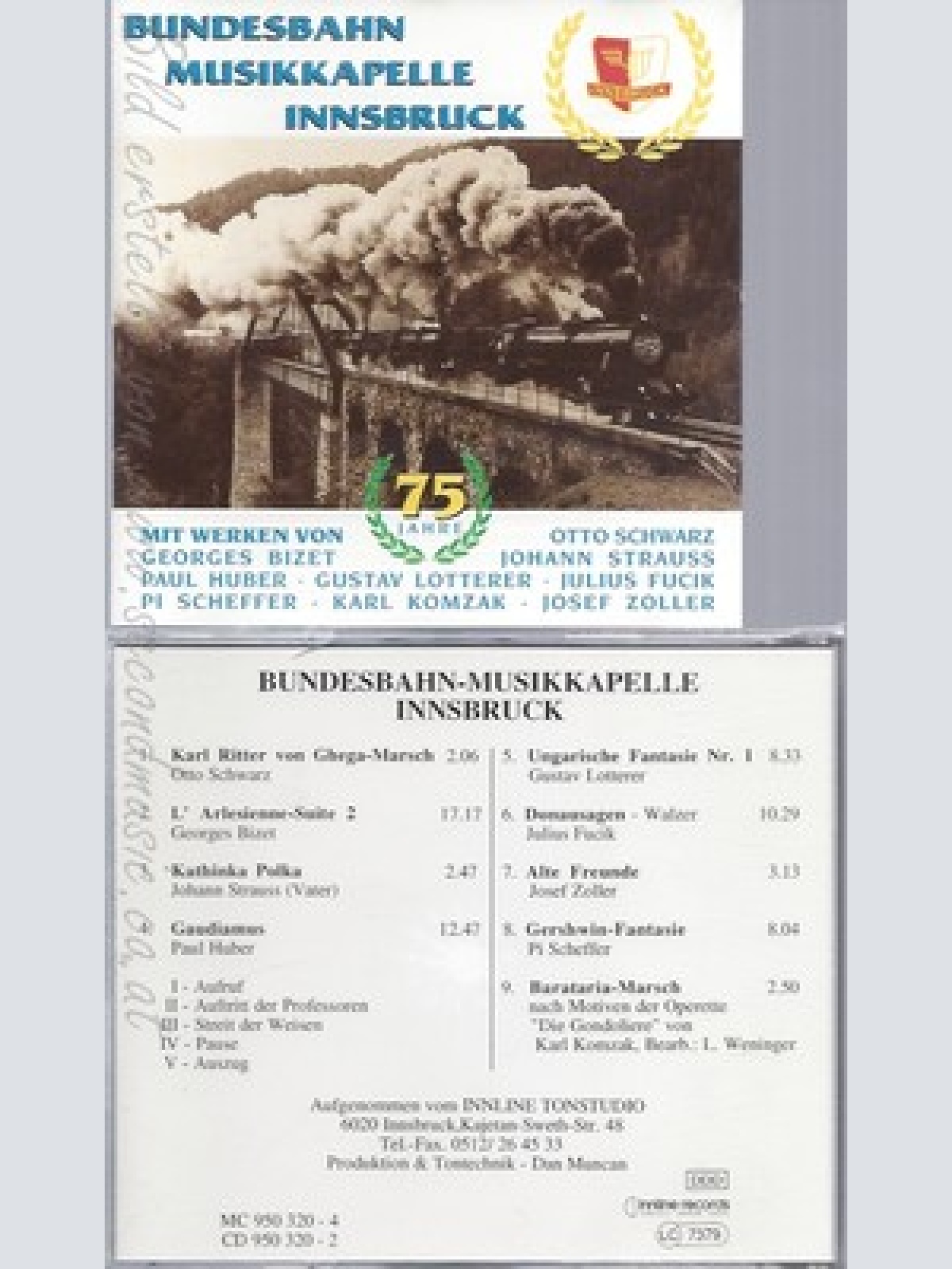 CD--BUSNDESMUSIKKAPELLE INNSBRUCK --75 JAHRE