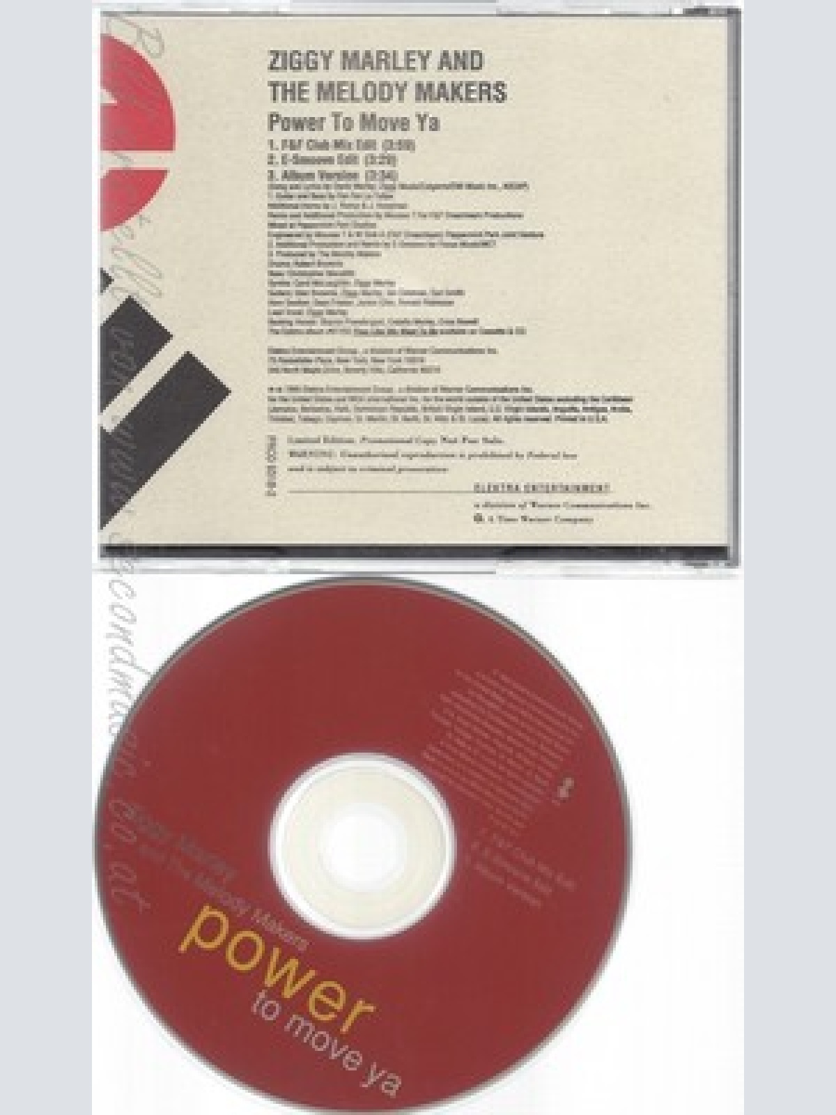 CD--ZIGGY MARLEY--POWER TO MOVE YA--PROMO