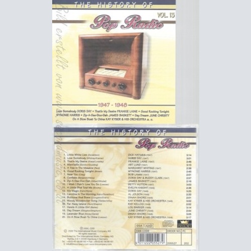 CD--HISTORY OF POP RADIO -- -VOL 13---1948