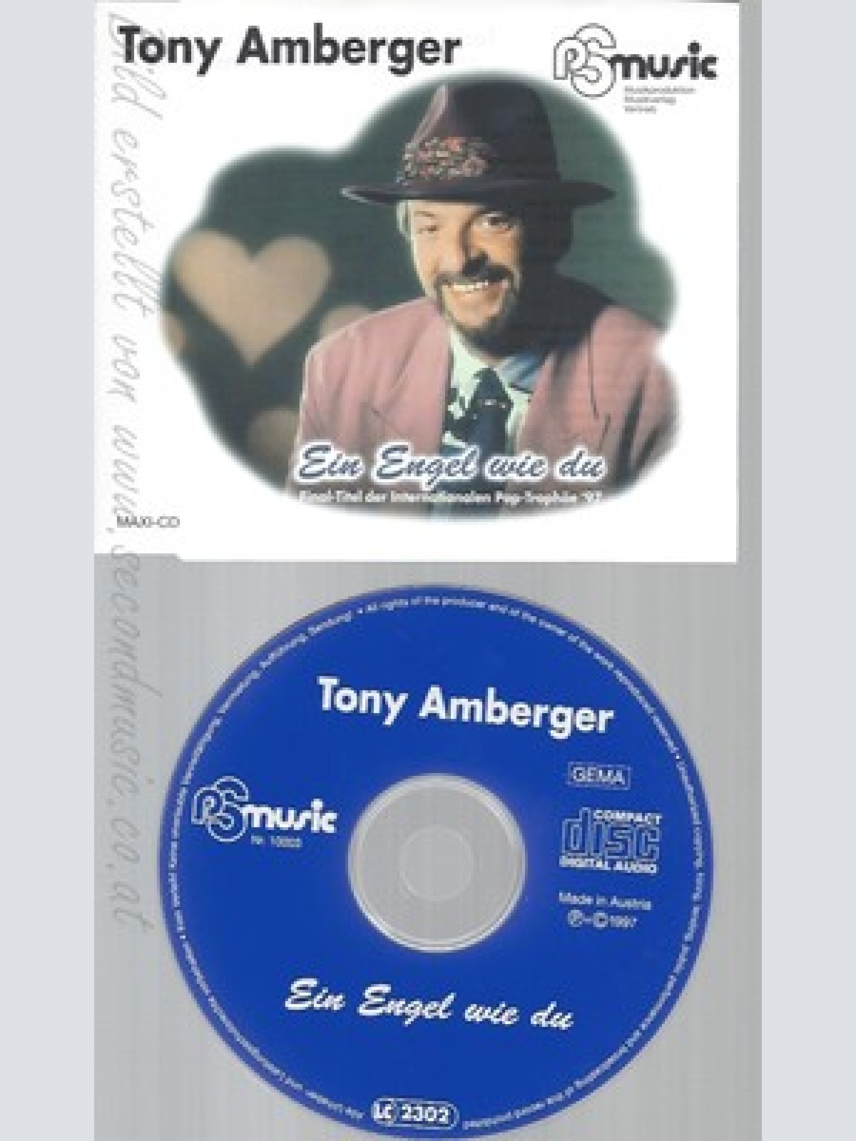 CD--TOMMY AMBERGER--EIN ENGEL WIE DU