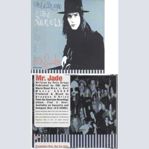 CD--PETE DROGE & THE SINNERS--MR JADE--PROMO