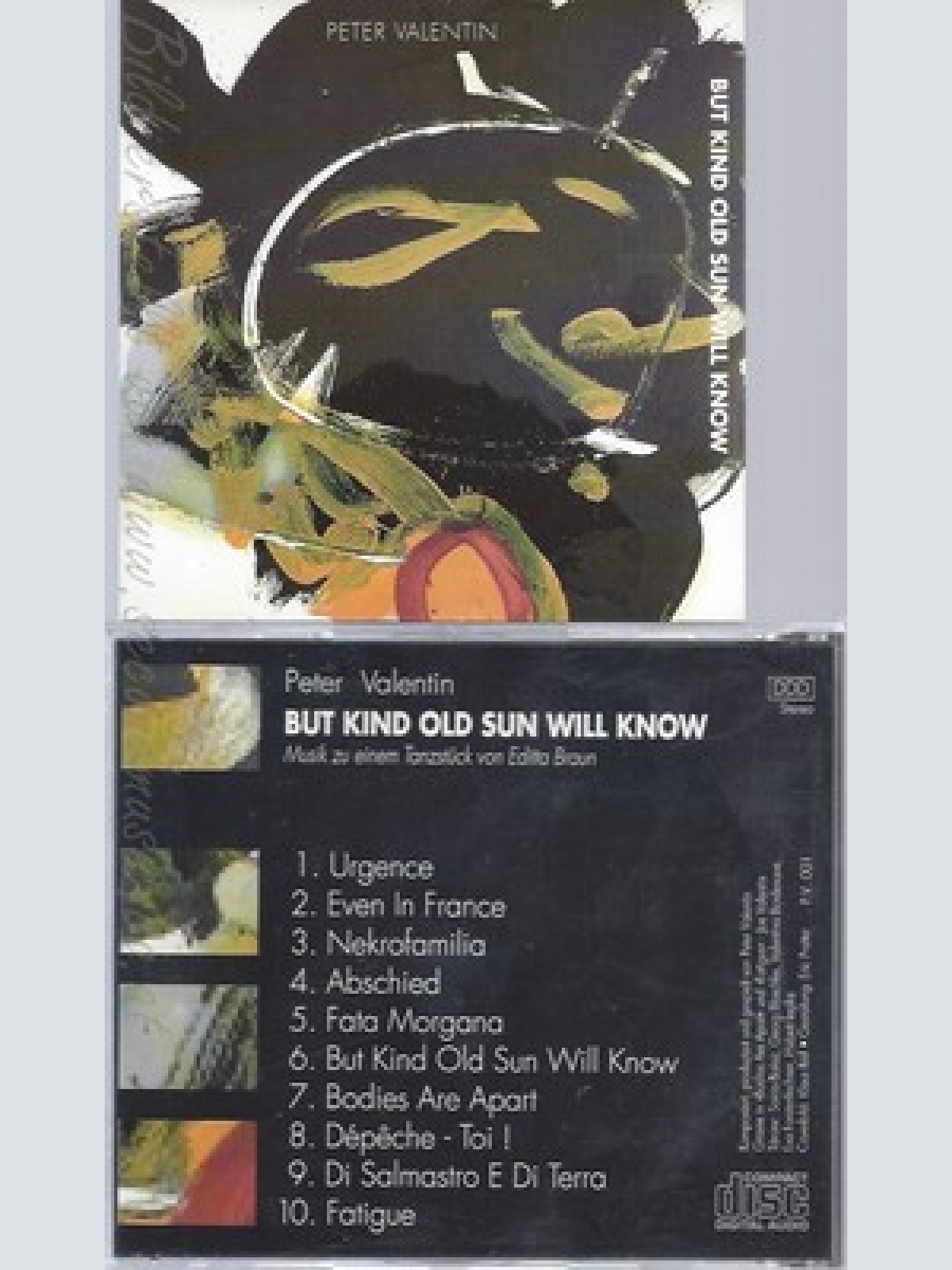 CD--PETER VALENTIN--BUT KIND OLD SUN WILL KNOW