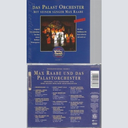 CD--MAX & PALAST ORCHESTER RAABE UND PALAST ORCHESTER -- -- -- LIVE