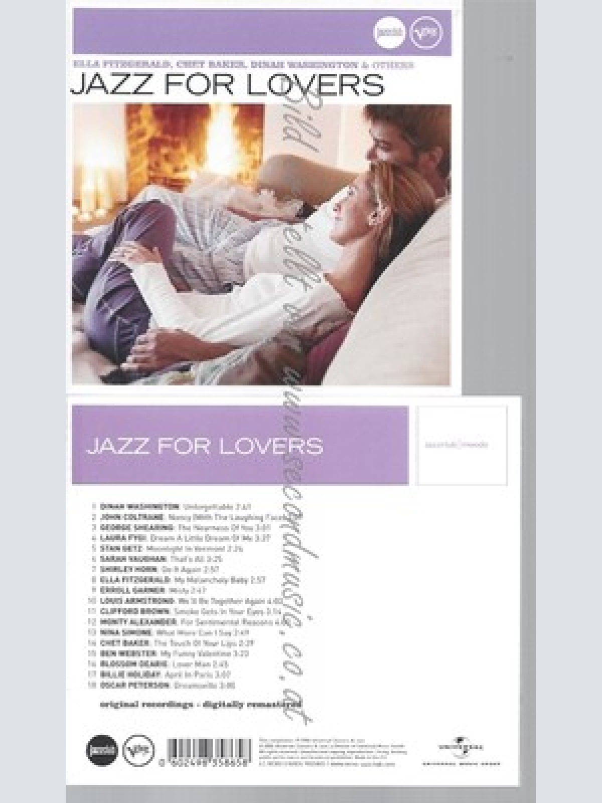 CD--DINAH WASHINGTON -- -- JAZZ FOR LOVERS --