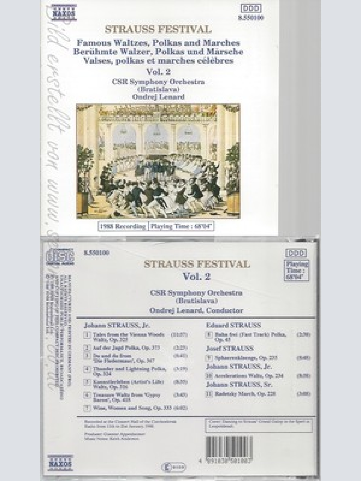 CD--ONDREJ LENARD UND RSO BRAT. -- -- WALZER,POLKAS,MAERSCHE