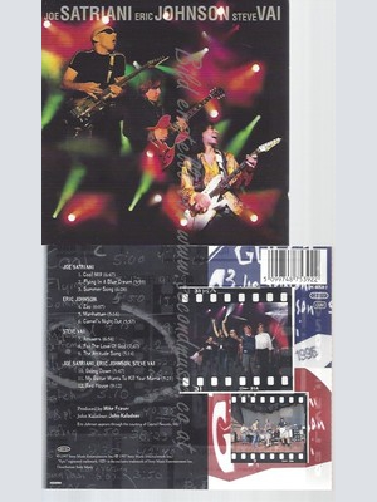 CD--G3, JOE SATRIANI, ERIC JOHNSON UND STEVE VAI -- -- G3-LIVE IN CONCERT