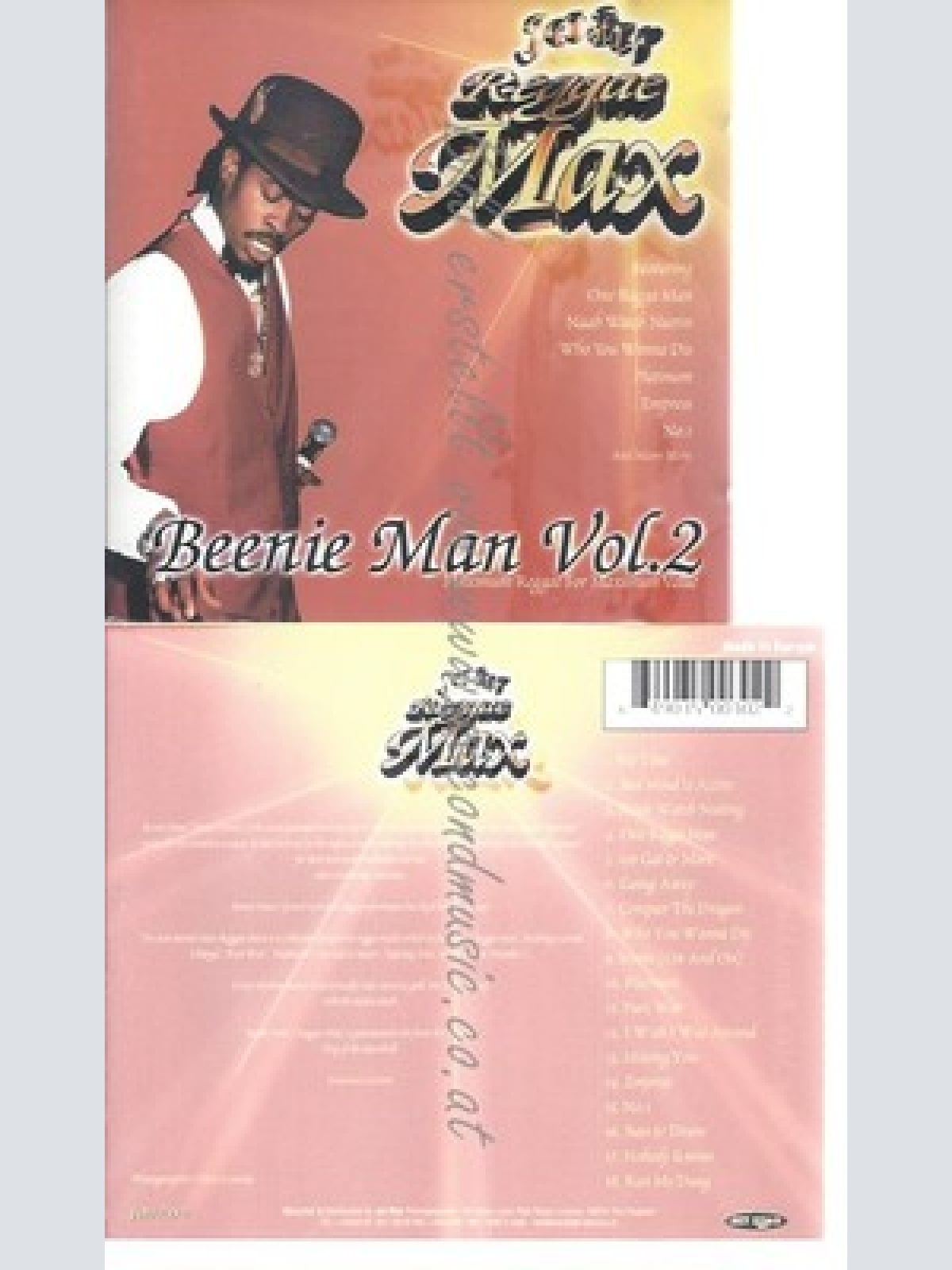 CD--BEENIE MAN -- -- JET STAR REGGAE MAX VOL.2