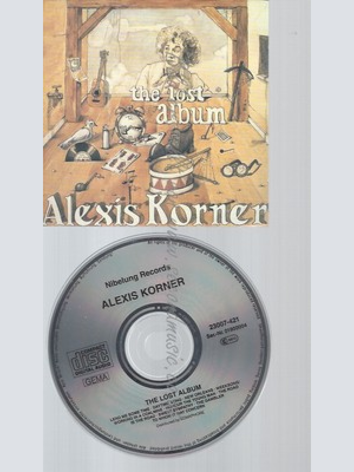 CD--ALEXIS KORNER--THE LOST ALBUM--RAR