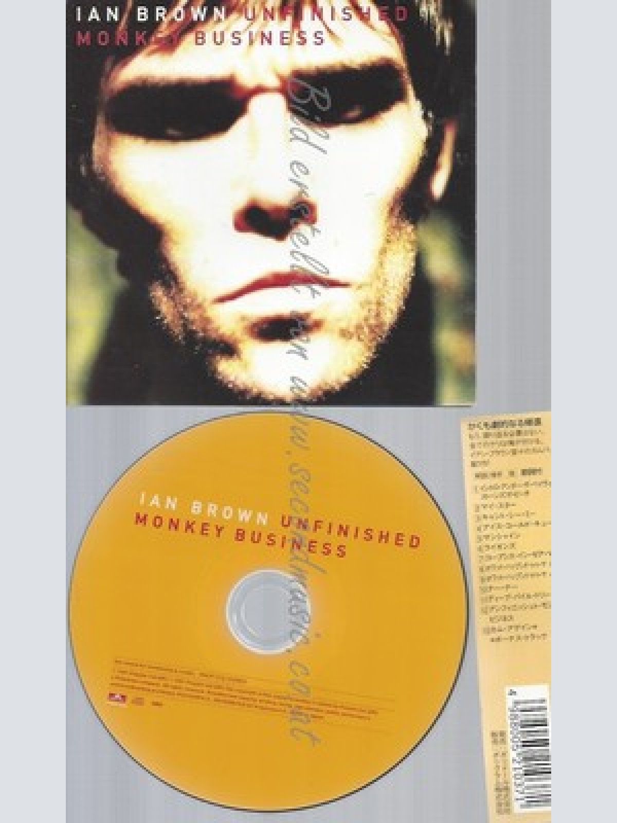 CD--IAN BROWN --UNFINISHED MONKEY BUSINESS--JAPANCD WITH OBI