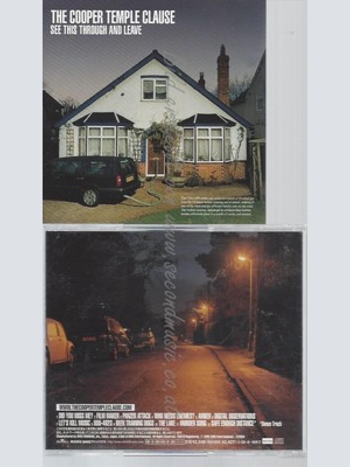 CD--THE COOPER TEMPLE CLAUSE --SEE THIS THROUGH AND LEAVE--JAPAN CD