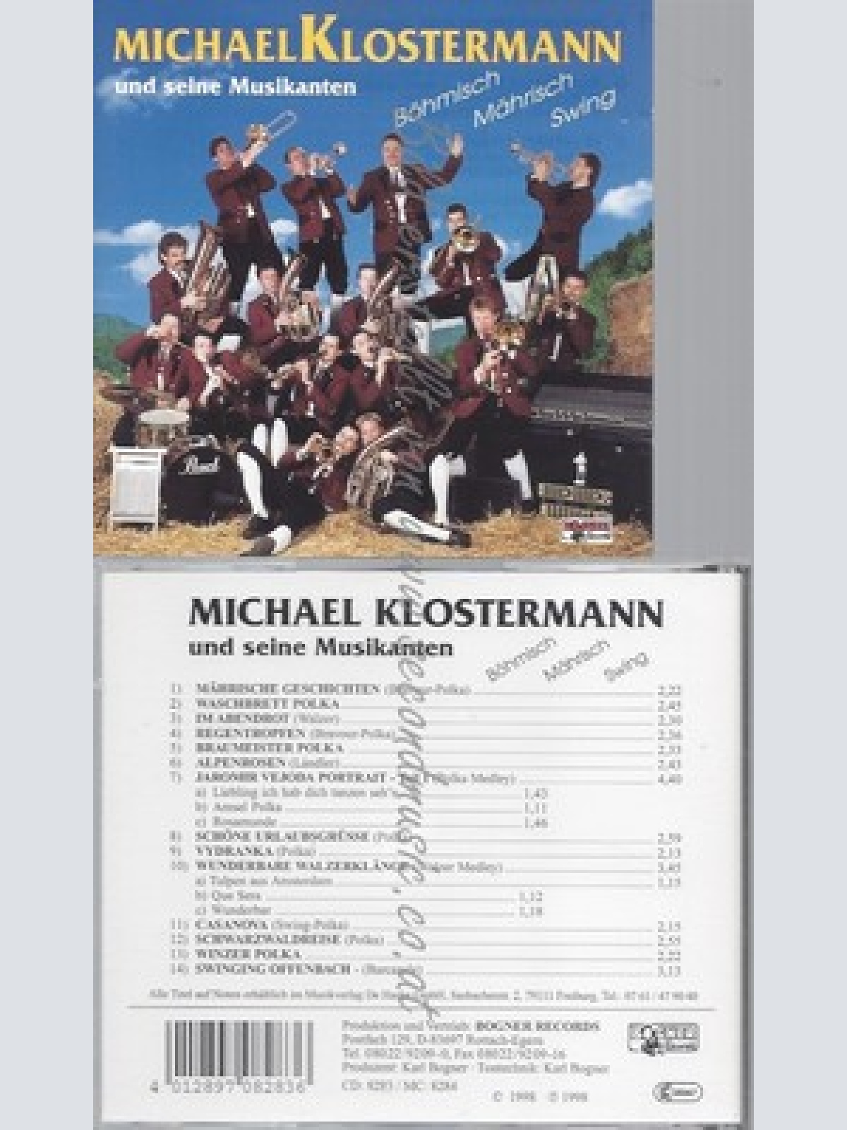 CD--MICHAEL KLOSTERMANN UND SEINE MUSIKANTEN -- -- BOEHMISCH -- SWING